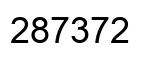 Número 287372 imagen negro