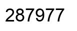 Número 287977 imagen negro