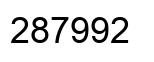 Número 287992 imagen negro