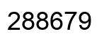 Número 288679 imagen negro