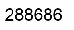 Número 288686 imagen negro
