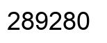 Number 289280 black image