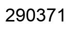 Number 290371 black image