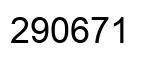 Número 290671 imagen negro