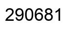 Número 290681 imagen negro