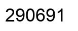 Number 290691 black image