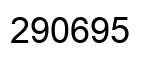 Number 290695 black image