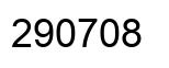 Número 290708 imagen negro