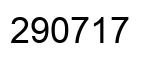 Number 290717 black image
