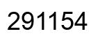 Número 291154 imagen negro