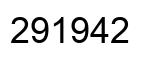 Número 291942 imagen negro