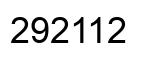 Número 292112 imagen negro