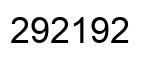 Number 292192 black image