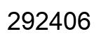 Número 292406 imagen negro