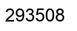 Number 293508 black image