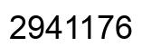 Number 2941176 black image