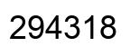 Número 294318 imagen negro