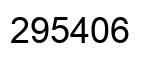 Número 295406 imagen negro