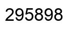 Number 295898 black image