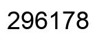 Número 296178 imagen negro
