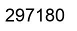 Number 297180 black image