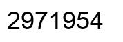 Número 2971954 imagen negro