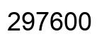 Number 297600 black image