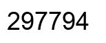 Number 297794 black image