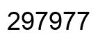 Número 297977 imagen negro