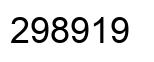 Number 298919 black image