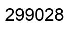Número 299028 imagen negro