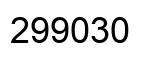 Número 299030 imagen negro