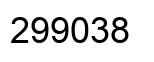 Número 299038 imagen negro