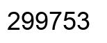 Número 299753 imagen negro