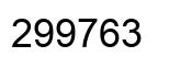 Número 299763 imagen negro