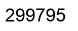 Número 299795 imagen negro