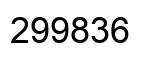 Número 299836 imagen negro