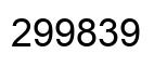 Número 299839 imagen negro