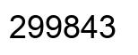 Número 299843 imagen negro