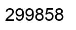 Número 299858 imagen negro