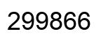 Número 299866 imagen negro