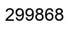Número 299868 imagen negro