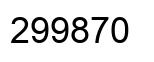 Número 299870 imagen negro