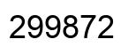 Número 299872 imagen negro