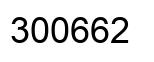 Número 300662 imagen negro