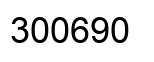 Número 300690 imagen negro