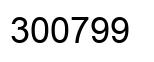 Número 300799 imagen negro