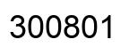 Number 300801 black image