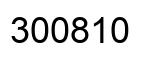 Número 300810 imagen negro