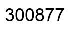 Número 300877 imagen negro